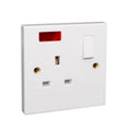 British Standard British SP SWITCHED SOCKET Gauge Dual SOCKET 2 GANG 13A
