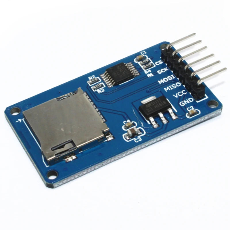 Micro SD Card Module Mini TF Card Reader Writer SPI Interface with Level Conversion Chip