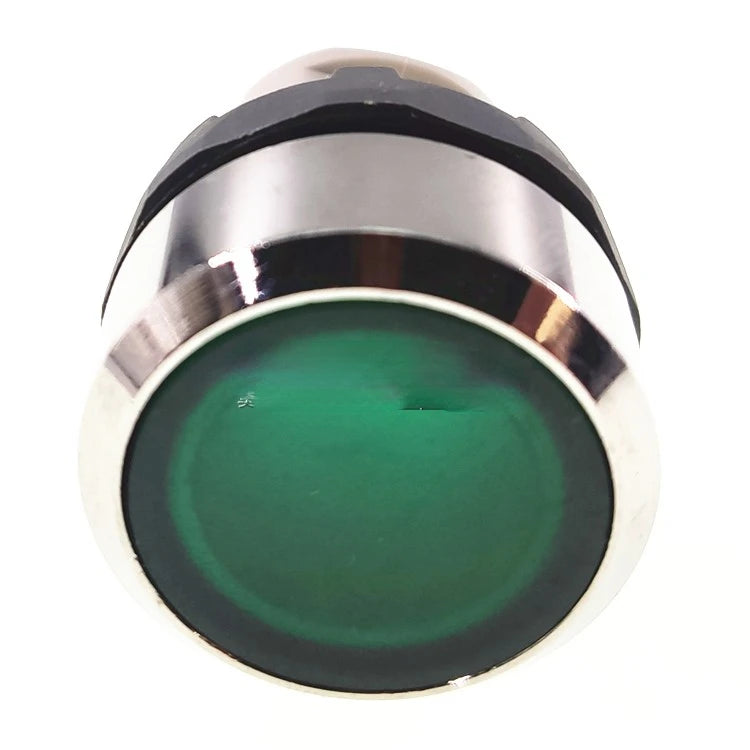 Genuine Flat Head Self-resetting Flat Button with Lamp Holder MP1-31G MP1-31R/Y/L/W/C Red Green Yellow Blue 1SFA611100R3102