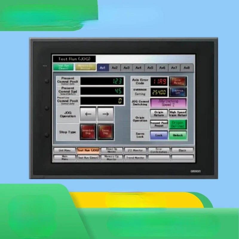 NS12-TS01B-V2 Original NS12TS01BV2 Touch Screen NS12TS01B HMI 12.1 TFT Color LCD Programmable Terminal Black Frame