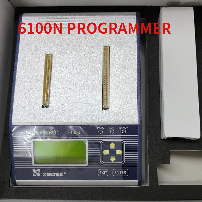 ORIGINAL NEW SUPERPRO 6100N+DX0001 SOCKET SP6100N SUPERPR06100 IC PROGRAMMER IC ORG DX0001 DX2052 ADAPTER SUPER PRO6100N