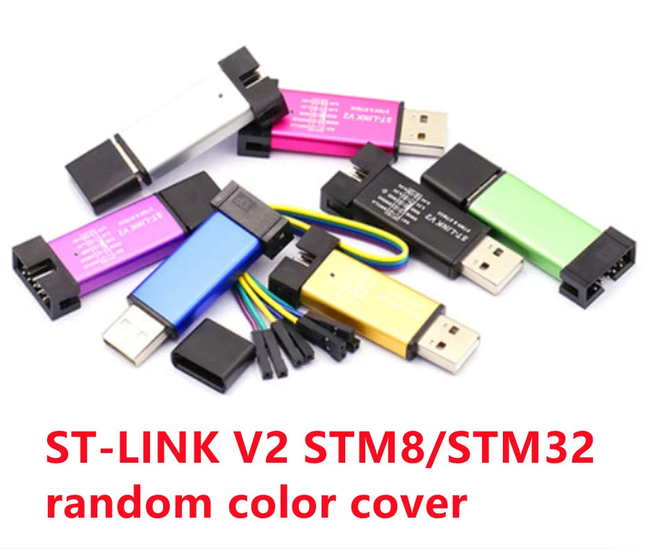 V2 STM8/STM32 Emulator Programmer Downloader Line Burning Debugger