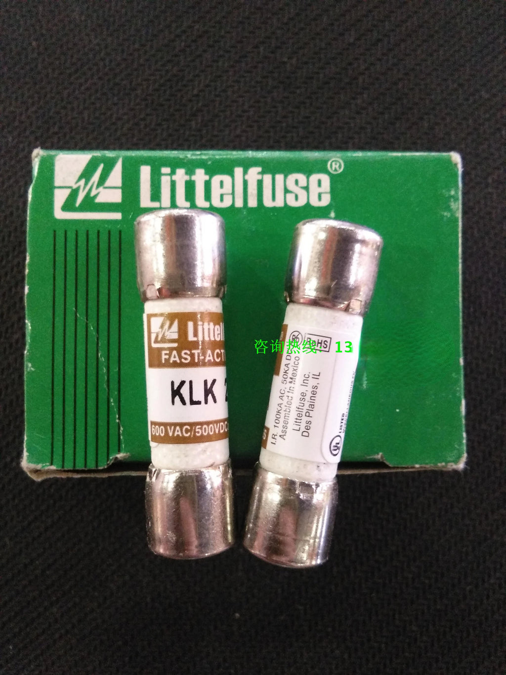 KLK-15 15A KLK-30 30A KLK Fuse 1-3-7-9-12-15-25-0.5A 10*38UL CSA Fast Melting 600V