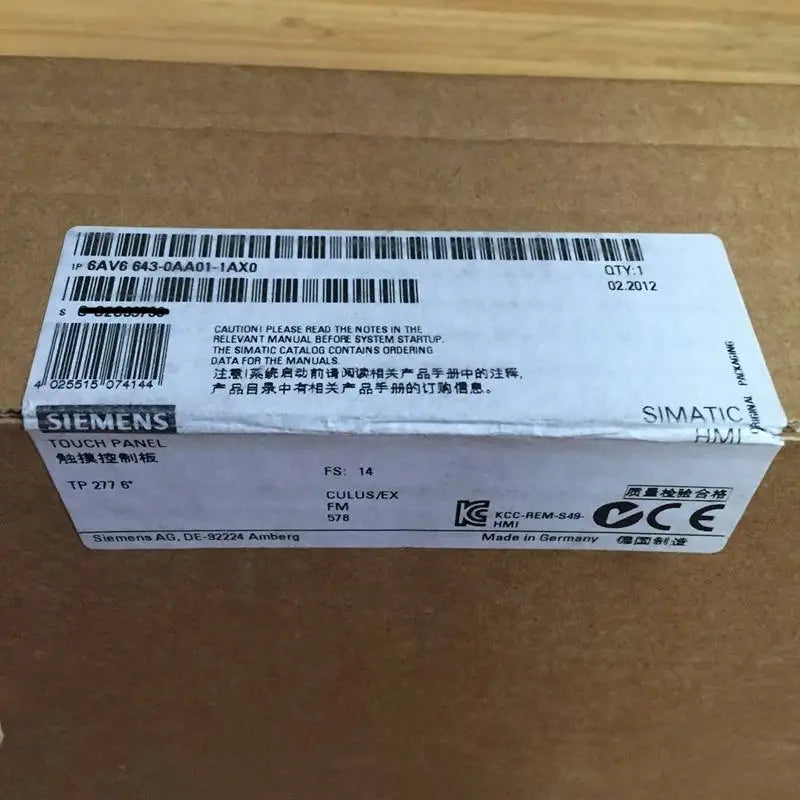 New Touch Screen 6AV6643/6AV6 643-0BA01/0CB01/0AA01/0CD01/0DD01-1AX0/1AX2/AX1