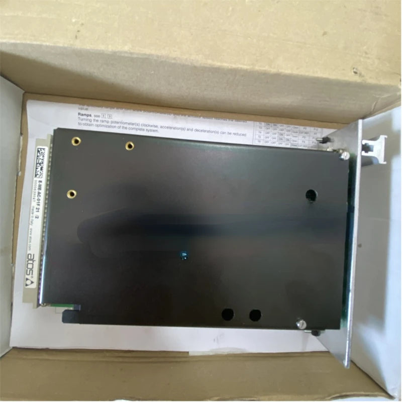 For ATOS ATOS Amplifier Board Original Package E-ME-AC-01F 21/2 Voltage Amplifier Made in Italy