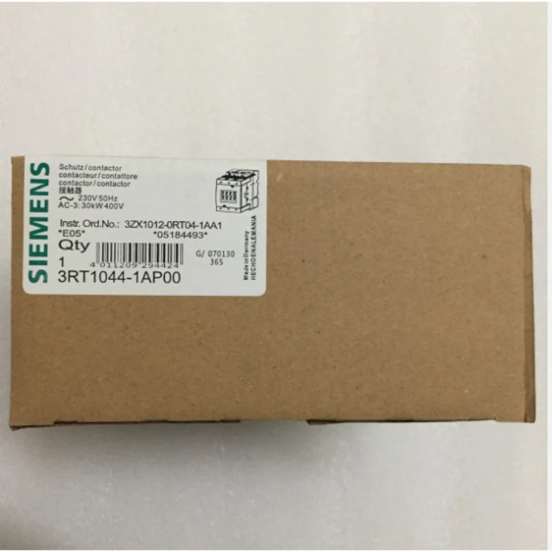 3RT1044-1AP00 3RT1045-1AP00 Power Contactor 3RT1045 AC-3 80 A 37KW 400V 230V AC 50 Hz 3pole Screw Terminal Ac 3RT1045-1APOO