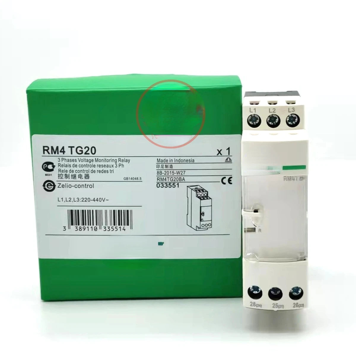 Original RM4TR32 RM4TG20 Phase Sequence Relay RM4-TG20 Short Phase Over Voltage Protector RM4-TG20