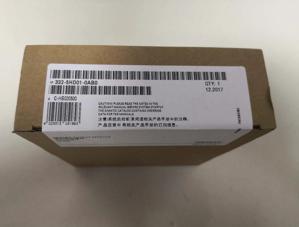 New Genuine OABO Unopened 6ES7332-5HD01-0AB0 6ES7332-5HD01-0AB0 Spot Sale Original New PLC 6ES7332-5HD01-OABO plc