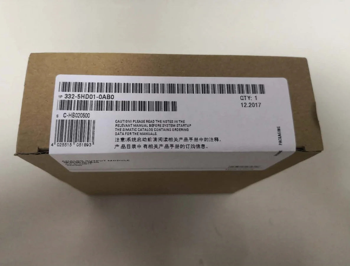New Genuine OABO Unopened 6ES7332-5HD01-0AB0 6ES7332-5HD01-0AB0 Spot Sale Original New PLC 6ES7332-5HD01-OABO plc