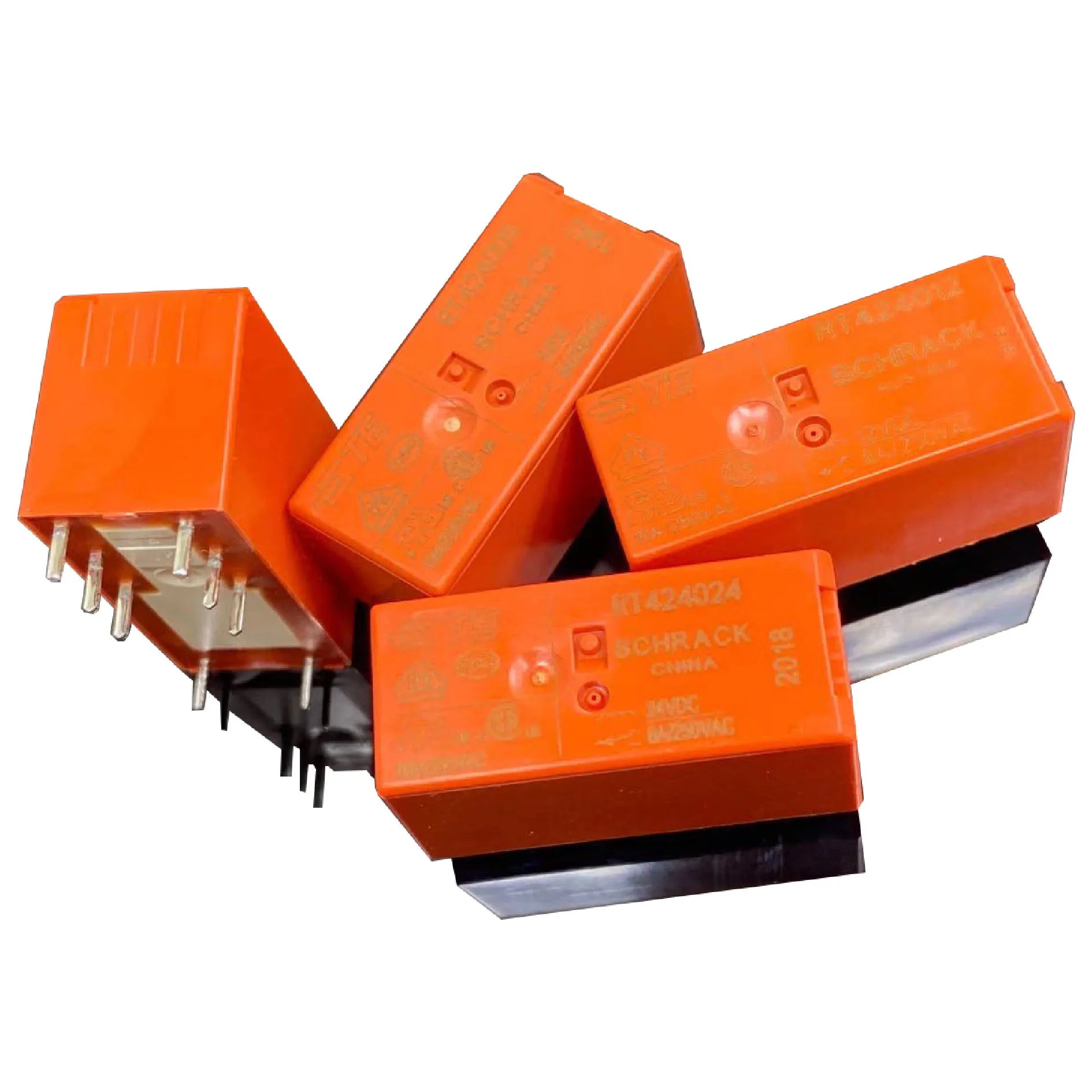 5pcs STOCK 100% Original NEW RT424024 24VDC RT424012 12VDC RT424005 RT424012 RT424024 RT424012F Org Imported Relay