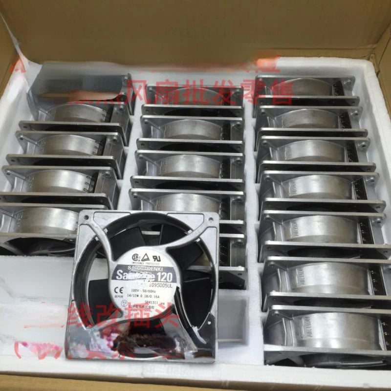 New Original 120 Fan 109S005UL 100V 14/12w Aluminum Frame AC Fan 109S005