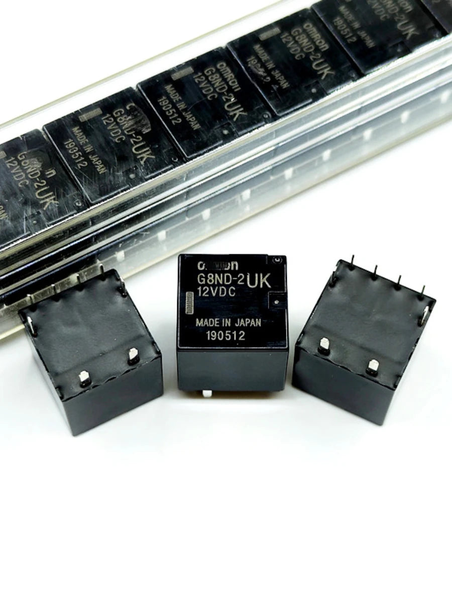 G8ND-2UK-12VDC Automotive Handbrake Vulnerable 8-pin Relay Spot Straight Black G8ND-2UK