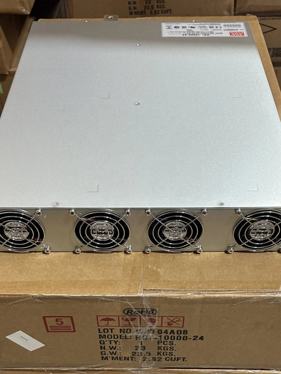 Power Supply RST-10000-24 High-power PFC Three-phase Adjustable 380 Input 9600W24V36V48V New Genuine Stock