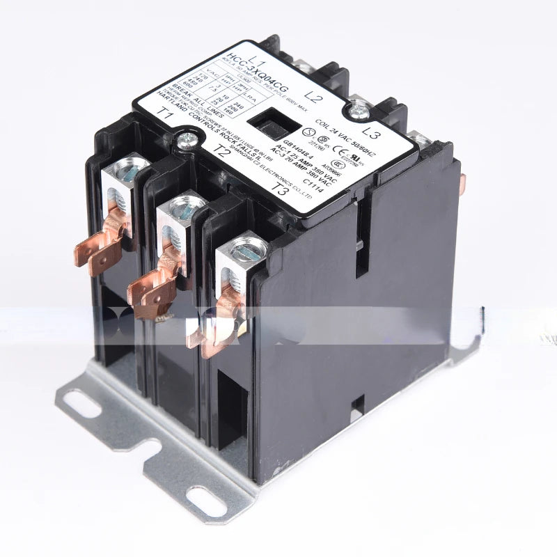 24V 40A HCC-3XQ04CG UL Controls Three-phase AC Contactor Electrical Accessories HCC3XQ04CG