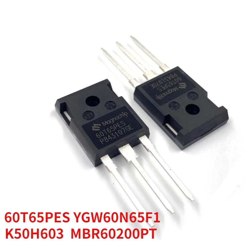 10pcs New Spot K50T60 IKW50N60T YGW60N65F1 K50N60 Inverter Welding Machine IGBT Tube Original YGW40N65F1  60T65PES MBR60200PT