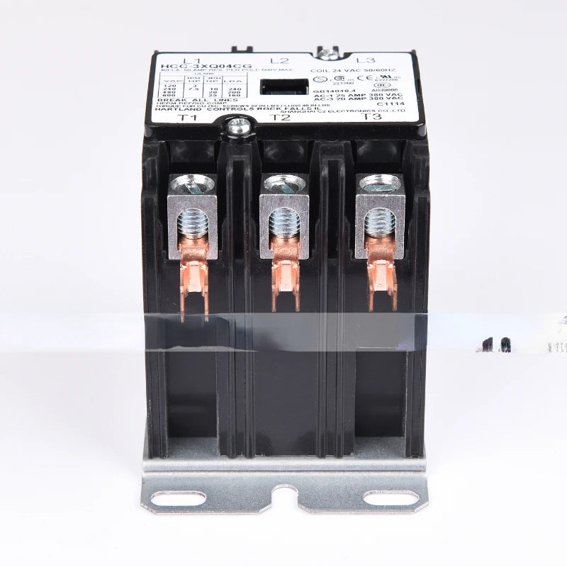 24V 40A HCC-3XQ04CG UL Controls Three-phase AC Contactor Electrical Accessories HCC3XQ04CG