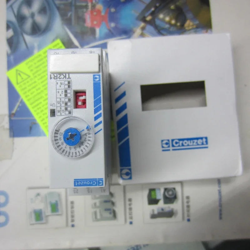 TK2R1 Original Brand New Power Off Delay Time Relay Genuine Phase Relay Crouzet TK2R1 24-240Volt