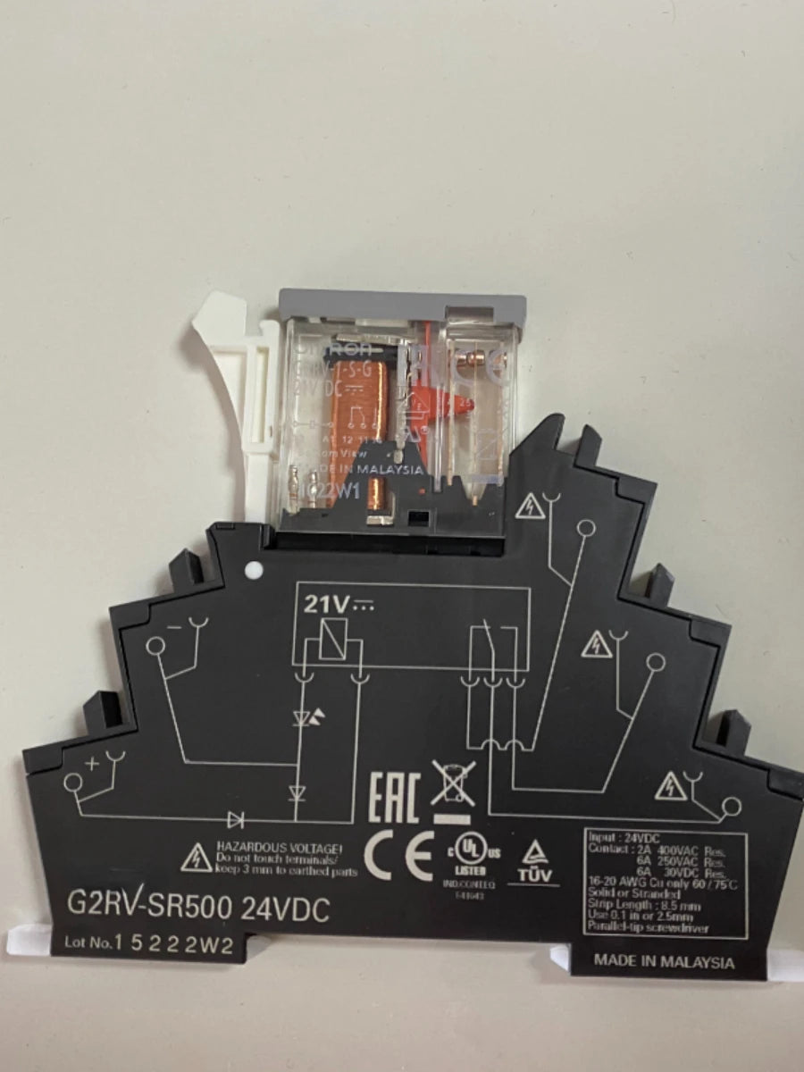 G2RV-SR500 DC24V Ultra-thin Relay G2RV-1-S-G 21VDC Complete Set with Base Switch