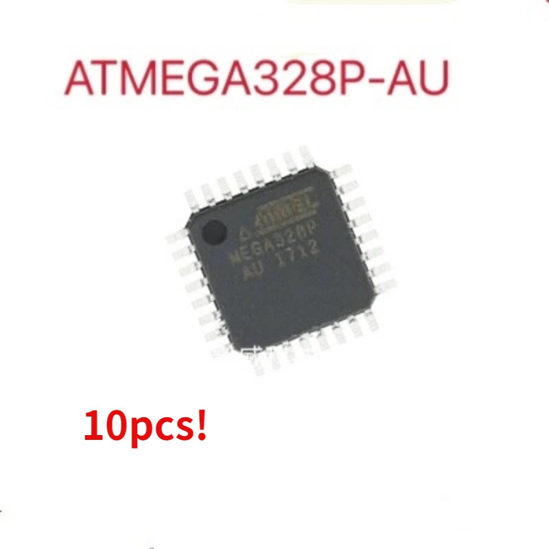 10pcs ATMEGA328P-AU QFP-32  ATMEGA328P-PU DIP New Original Imported Microcontroller Chip Can Be Written As A Substitute Program