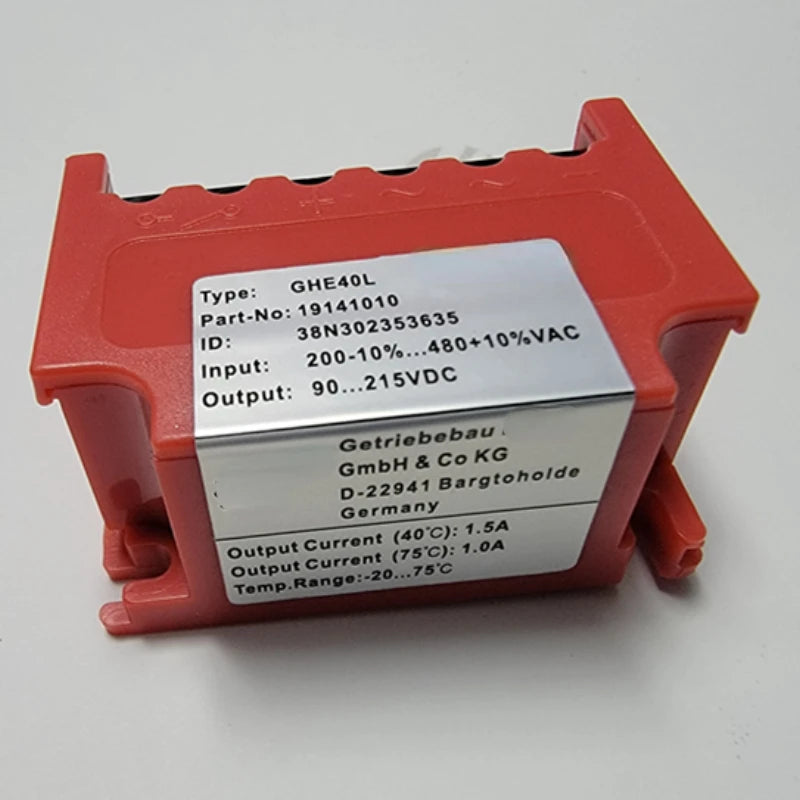 New Rectifier Module GHE40L 19141010 Block Motor Brake Rectifier GVE20L Sensor Switch