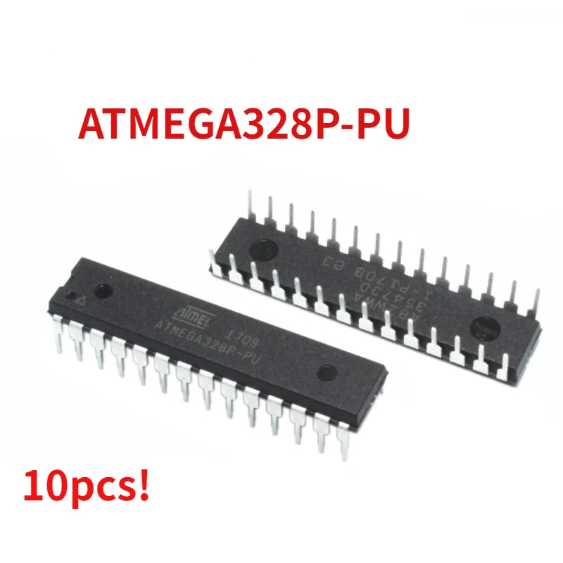 10pcs ATMEGA328P-AU QFP-32  ATMEGA328P-PU DIP New Original Imported Microcontroller Chip Can Be Written As A Substitute Program