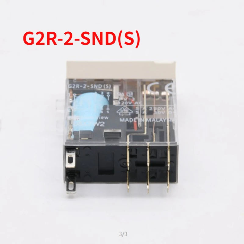 10pcs ORIGINAL Intermediate Relay G2R-2-SND 24VDC G2R-2-SND(S) DC24S 2NO 2NC 8PINS ORG NEW STOCK DC24V
