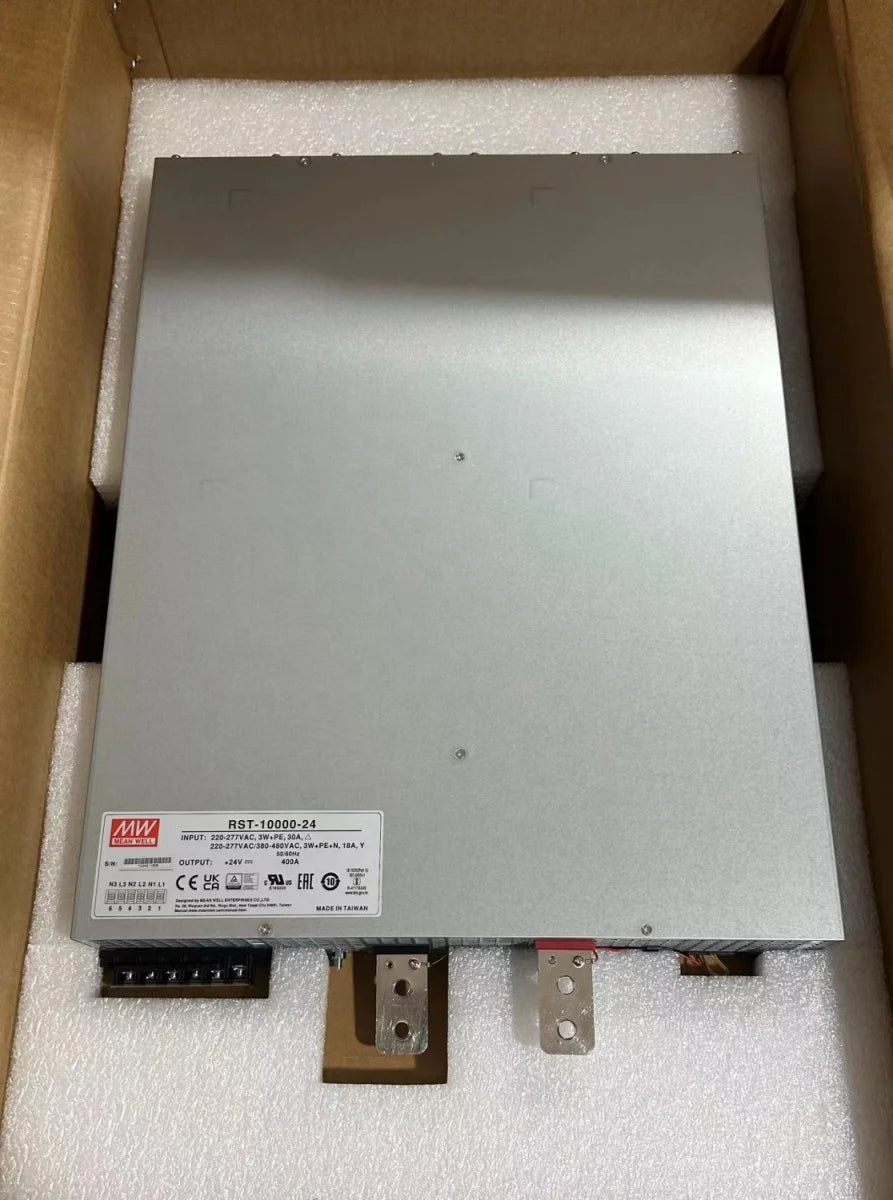 Power Supply RST-10000-24 High-power PFC Three-phase Adjustable 380 Input 9600W24V36V48V New Genuine Stock